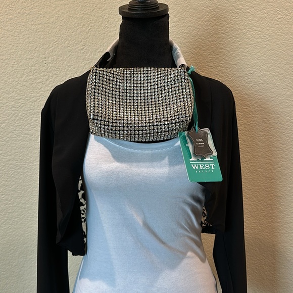 Montana West Sequin Bling Clutch Purse - Picture 3 of 12